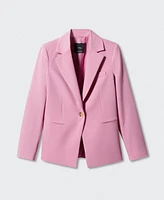 Mango Women's Fitted Suit Jacket