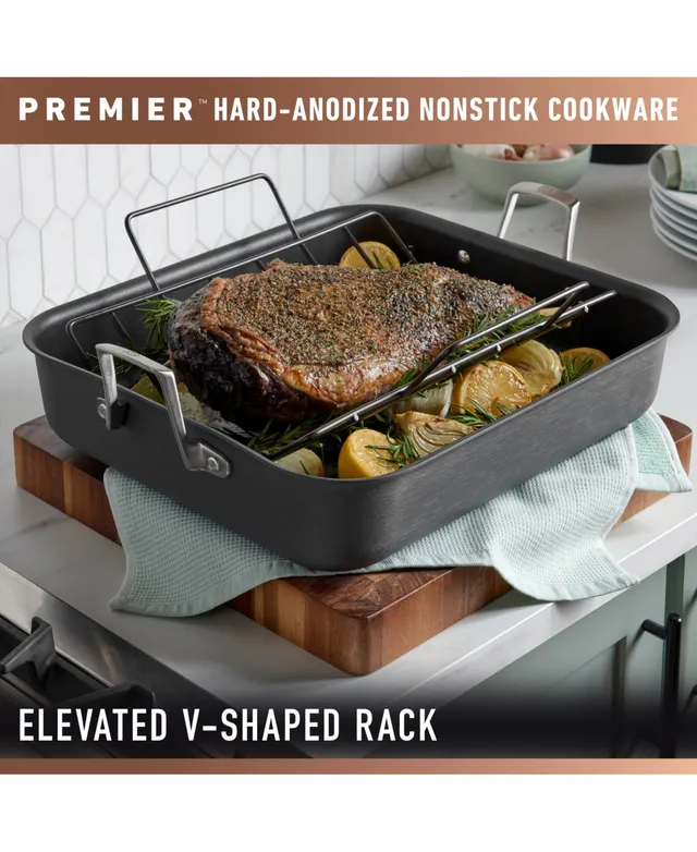 Calphalon Premier Nonstick 16 Roasting Pan with Rack