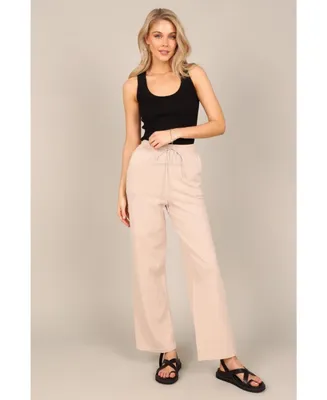 Petal and Pup Women's Penelope Knitted Wide Leg Lounge Pants