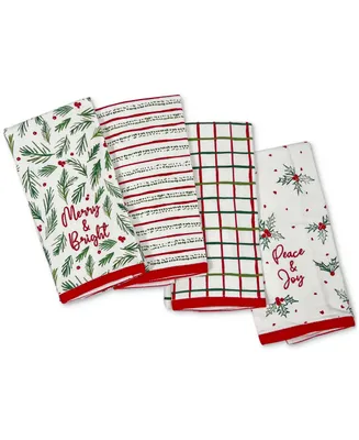 Lenox Bayberry Kitchen Towels, Set of 4