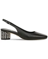 Sam Edelman Women's Terra Gem Slingback Snip-Toe Pumps