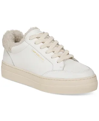 Sam Edelman Women's Wess Cozy Lace-Up Low-Top Sneakers