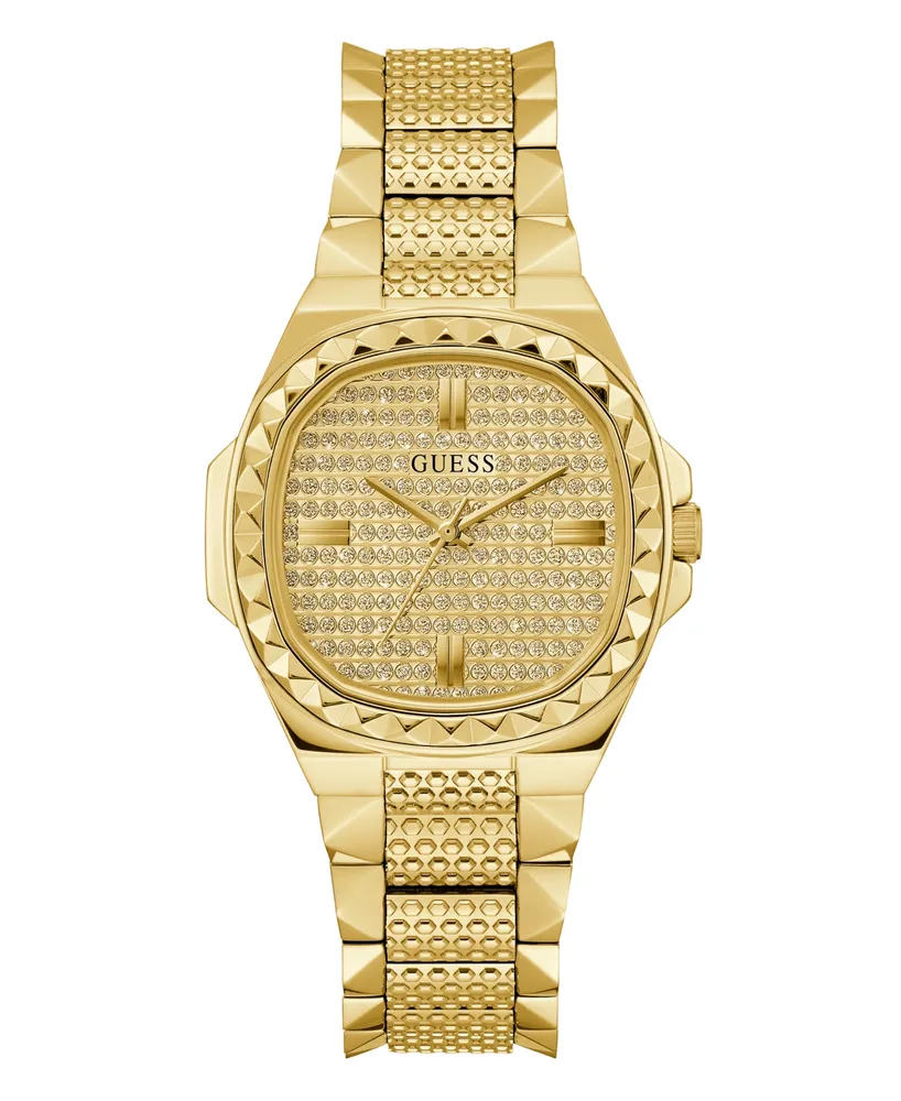 Guess Women's Analog Gold-Tone Stainless Steel Watch 36mm - Gold