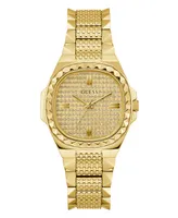 Guess Women's Analog Gold-Tone Stainless Steel Watch 36mm - Gold