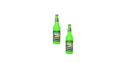 Silly Squeaker Beer Bottle Heinie Sniffn, 2-Pack Dog Toys