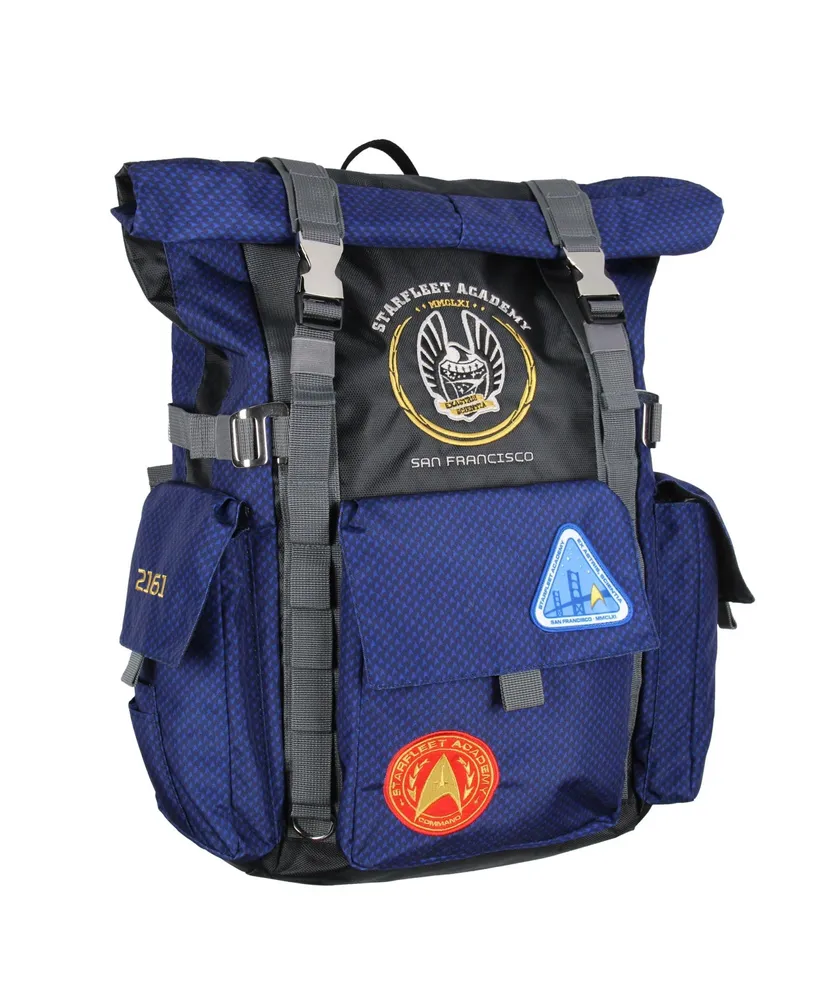 Star Trek Starfleet Academy Roll Top Hiking Gym Laptop School Travel Backpack