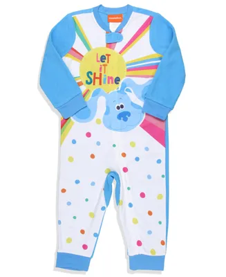 Blue's Clues Toddler Boys Nickelodeon Union Suit Footless Sleep Pajama
