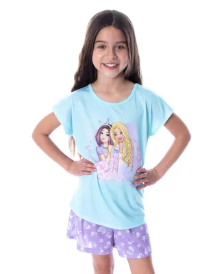 Barbie Little Girls' Unicorn Love Kids 2 Piece Pajama Set