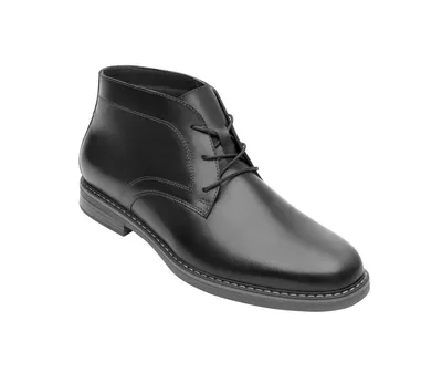 Men´s Black Leather Lace-Up Boots