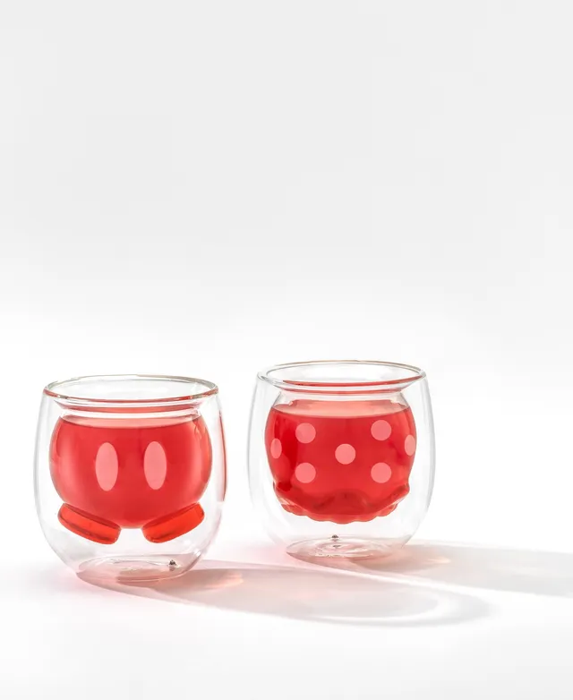 Disney Luxury Mickey Mouse Crystal Martini Glass - 10 oz - Set of 2