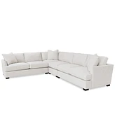 Nightford 143" 4-Pc. Fabric L Sectional, Created for Macy's