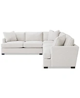 Nightford 111" 3-Pc. Fabric L Sectional, Created for Macy's