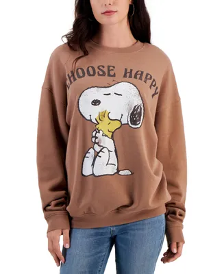 Grayson Threads, The Label Juniors' Snoopy Choose Happy Sweatshirt