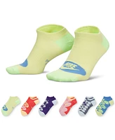 Nike Unisex Everyday 6-Pk. Lightweight No-Show Training Socks