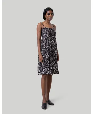 Reistor Women's Ruched Strappy Mini Dress