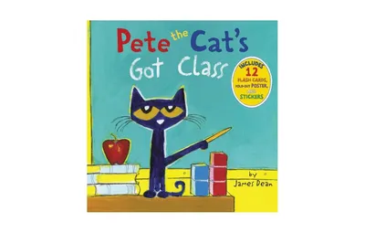 Pete The Cat's Got Class- Includes 12 Flash Cards, Fold