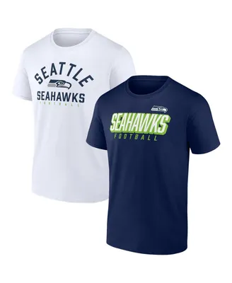 Fanatics Men's Branded White Seattle Seahawks Big and Tall Hometown  Collection Hot Shot T-shirt