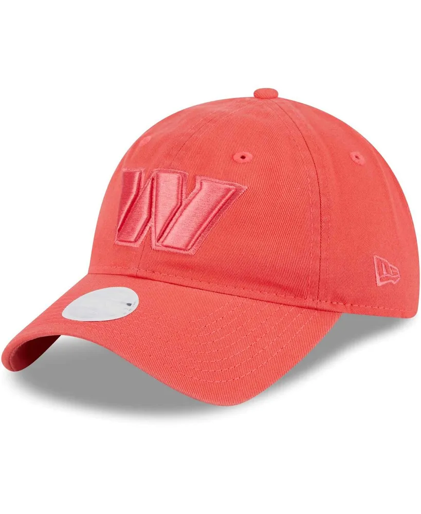 Women's New Era Red Washington Commanders Color Pack Brights 9TWENTY Adjustable Hat