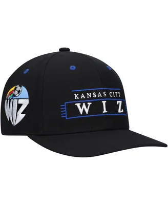 Men's Mitchell & Ness Black Sporting Kansas City Lofi Pro Snapback Hat