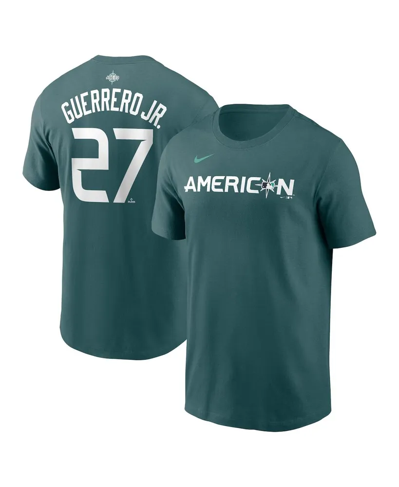 Nike Youth Nike Vladimir Guerrero Jr. Powder Blue Toronto Jays Player Name  & Number - T-Shirt