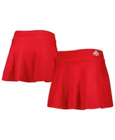 Women's ZooZatz Scarlet Ohio State Buckeyes Flowy Skort