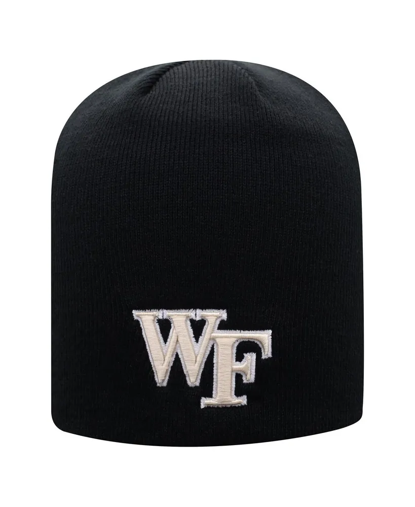 Men's Top of the World Black Wake Forest Demon Deacons Core Knit Beanie