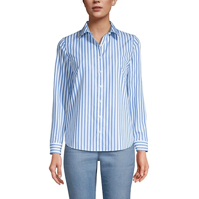 Lands' End Petite No Iron Button Front Shirt