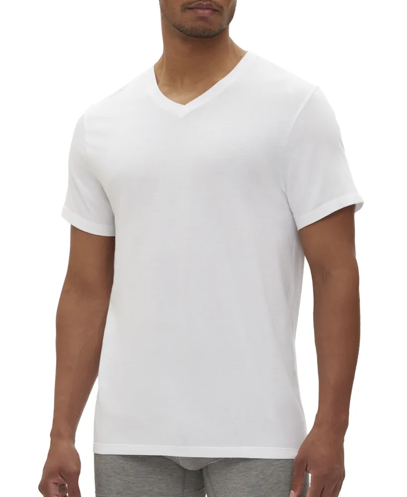Gap Men's 3-Pk. Cotton V-Neck Undershirt