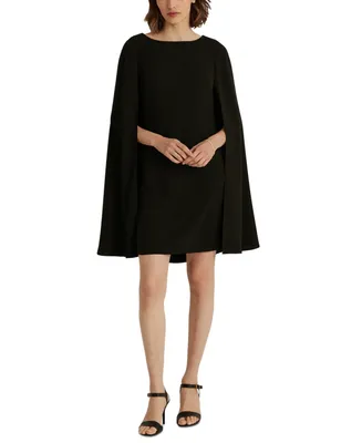 Lauren Ralph Women's Georgette Cape Dress