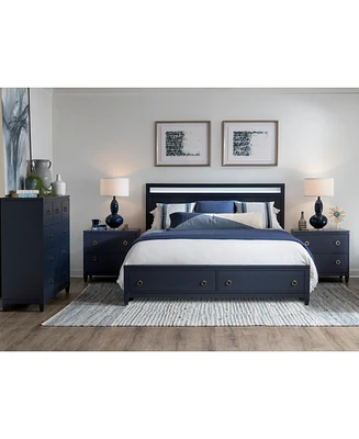Summerland 3pc Bedroom Set (Queen Panel Storage Bed, Chest, Nightstand)