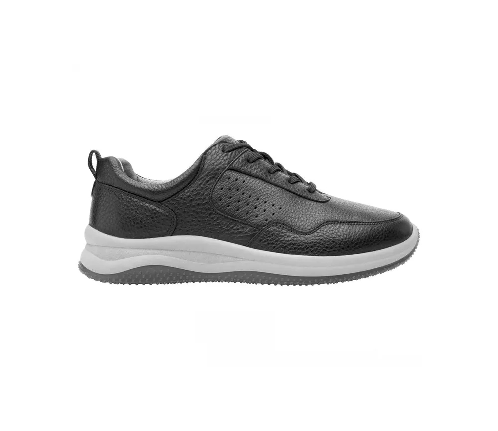 Men´s Black Leather Casual Sneakers