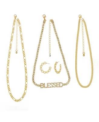 Aaliyah 3Pc Blessed Necklace And Earring Set