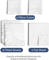 5 Piece Microfiber Sheet Set - Split King