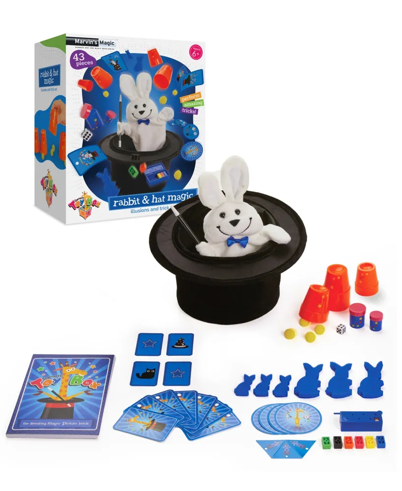 Closeout! Geoffrey's Toy 43 Pieces Box Rabbit and Hat Magic Illusions and Trick, Created for Macy's