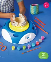 Closeout! Geoffrey's Toy Box Clay Art Studio Motorized Pottery 21 Pieces Wheel Set, Created for Macy's