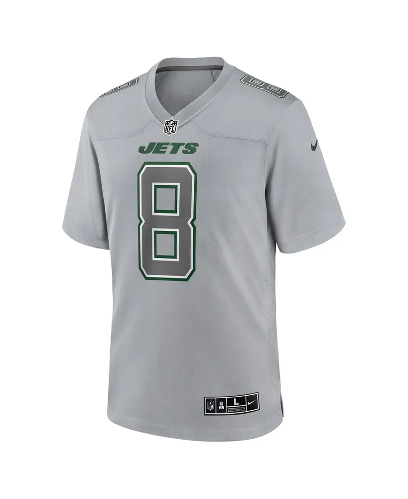 Men's Nike Aaron Rodgers Heather Gray New York Jets Atmosphere Fashion Game Jersey