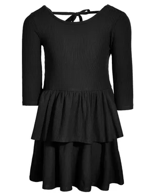 Epic Threads Toddler & Little Girls Ribbed-Knit Tiered Ruffle Dress, Created for Macy's