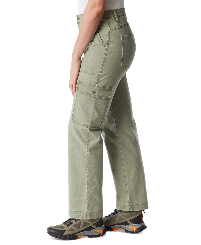 Bass Outdoor Women's High-Rise Canvas Cargo Pants