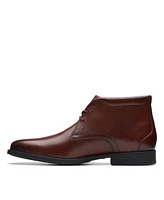 Clarks Men's Collection Whiddon Leather Mid Lace Up Boots