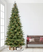 Puleo 10' Pre-Lit Balsam Artificial Fir Tree