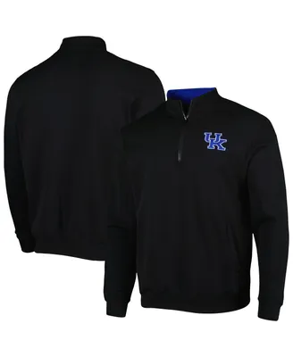 Men's Colosseum Black Kentucky Wildcats Tortugas Quarter-Zip Sweatshirt