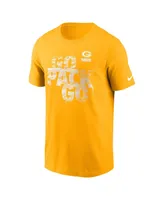 Men's Nike Gold Green Bay Packers Local Essential T-shirt