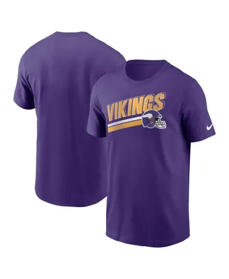 Men's Nike Purple Minnesota Vikings Essential Blitz Lockup T-shirt