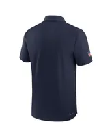 Men's Nike Navy Tennessee Titans Sideline Coaches Performance Polo Shirt