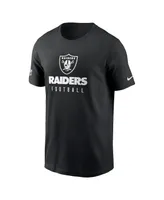 Men's Nike Black Las Vegas Raiders Sideline Performance T-shirt