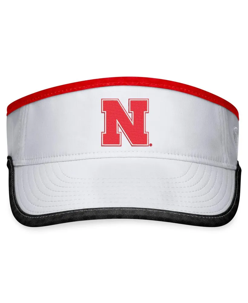 Men's Top of the World White Nebraska Huskers Daybreak Adjustable Visor