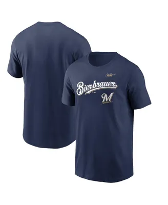 Men's Nike Navy Milwaukee Brewers Bierbrauer Hometown T-shirt