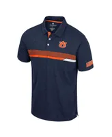 Men's Colosseum Navy Auburn Tigers No Problemo Polo Shirt