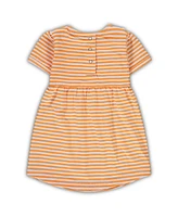 Girl's Toddler Tennessee Orange Volunteers Striped Dress with Pockets