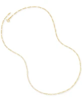 Polished 20" Figaro Chain (1.85mm) in 10K Yellow Gold